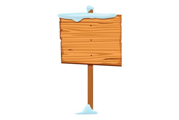 Download Snowed Billboard Template. Cartoon Woode - Billboard Collection