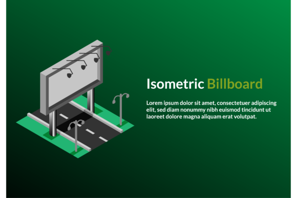Download Vector Isometric - Billboard Reklame Adv - Premium Resources