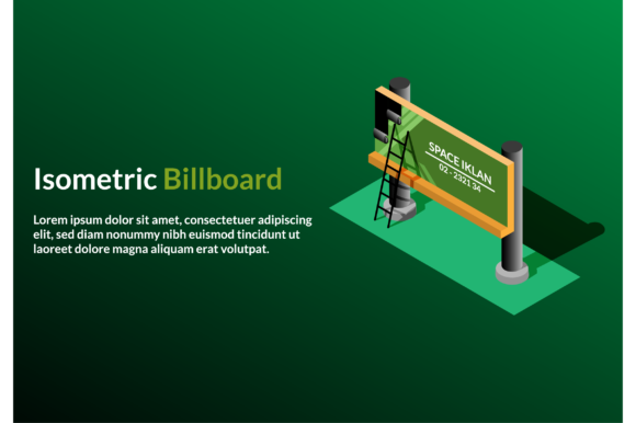 Download Vector Isometric - Billboard Reklame Adv - Premium Bundle