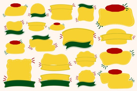 Download Yellow Banner Promotion Shape - Premium Resources